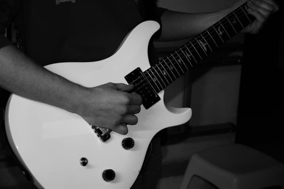 Bild von einer E-Gitarre
